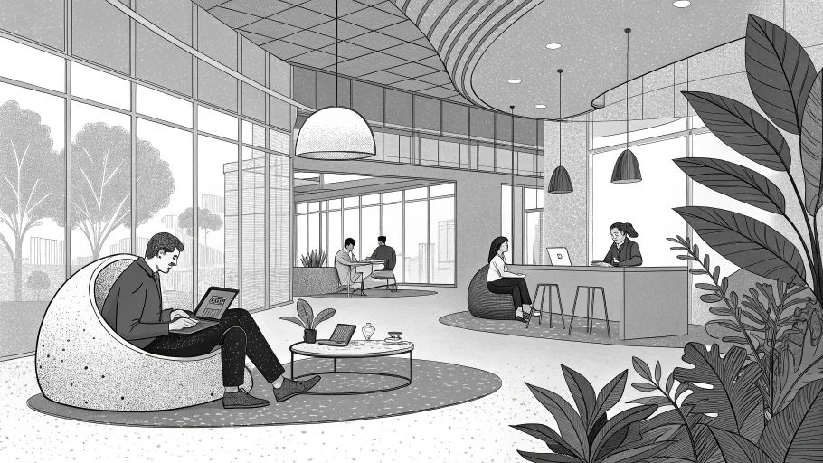 Arbeitsplatzwellness im Büro: Wie Design und Technologie das Wohlbefinden und die Leistung steigern
