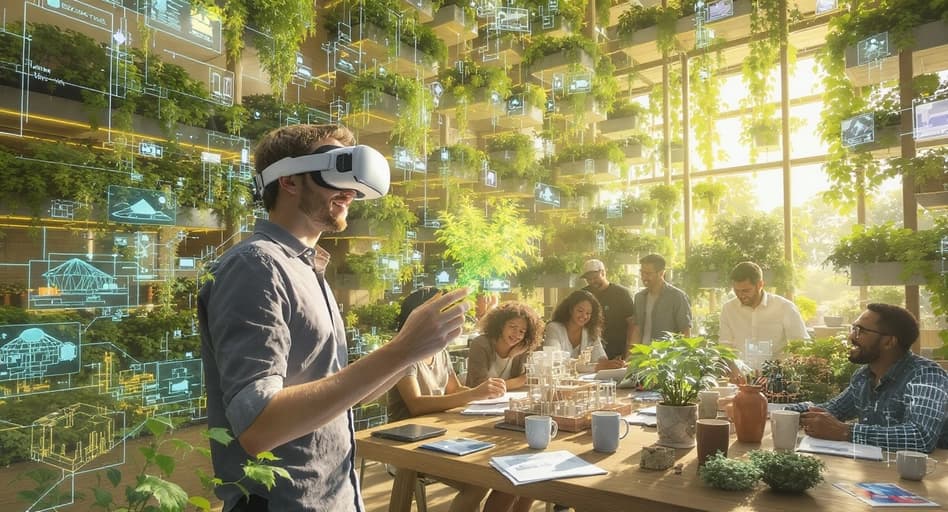 The new collaborative innovation ecosystems: how communities and networks accelerate sustainability in architecture, interior design, and real estate