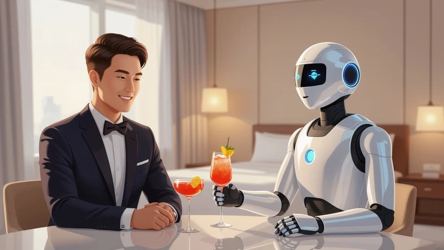 Service Robotics in Interior Design and Luxury Hospitality: How Automation Transforms Experience and Space Efficiency
