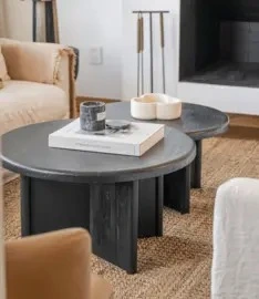 black center table catalog